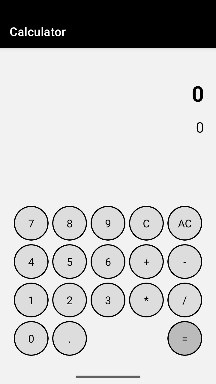 calculator app screenshot